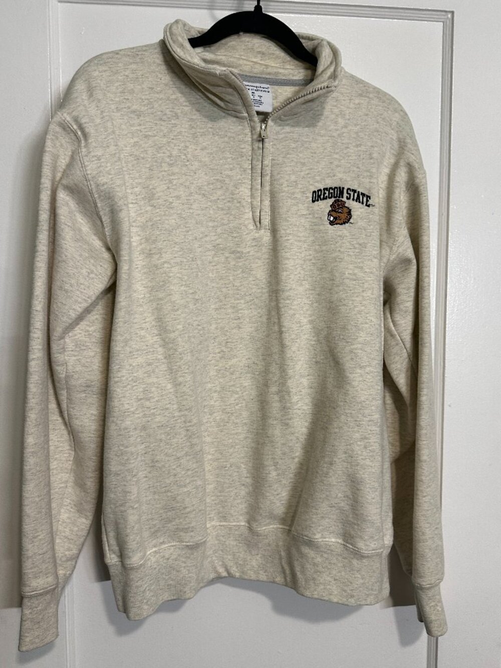 Champion Oregon State University Quarter-Zip Sweatshirt - Size M